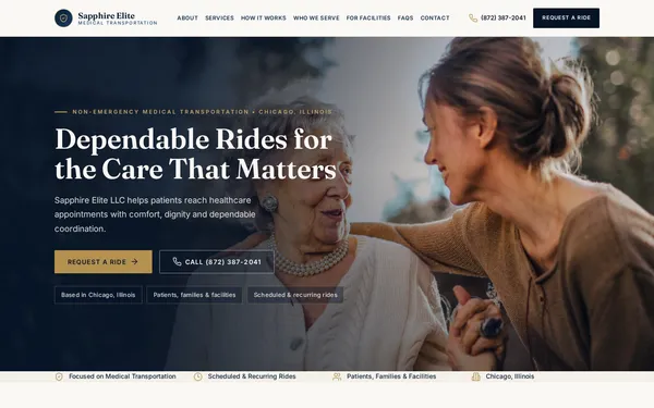 Sapphire Elite LLC website preview