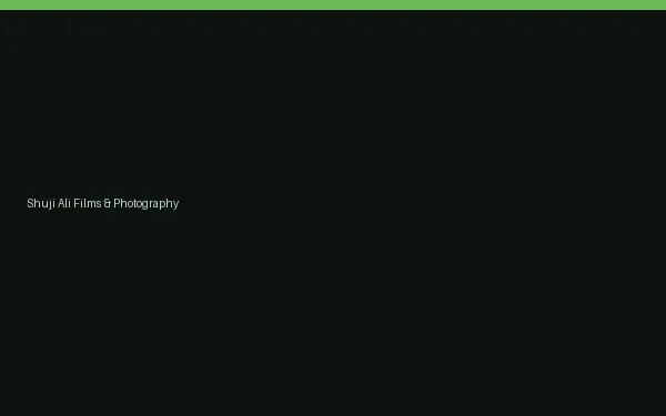 Shuji Ali Films & Photography website design preview