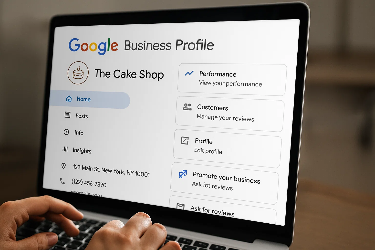 google business profile management